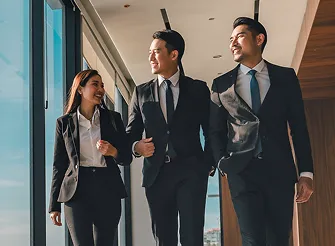 Firefly_A team of three Filipino businessmen